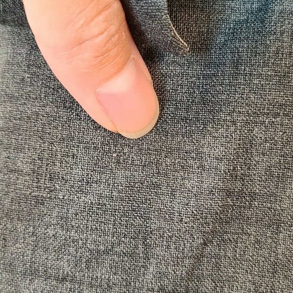 Lorick Women Dress Size 8 Gray Wool Sheath Sleeveless Pockets Casual Work Office - Picture 5 of 12